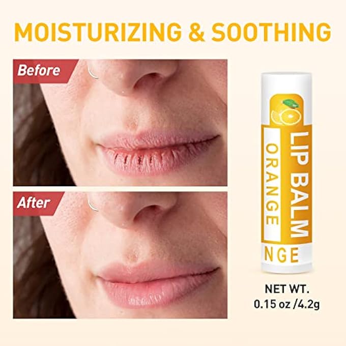 Dmsky 60 PACK LIP BALM, NATURAL LIP BALM BULK WITH VITAMIN E AND COCONUT OIL, LIP CARE PRODUCT, MOISTURIZING SOOTHING CHAPPED LIPS - Image 4